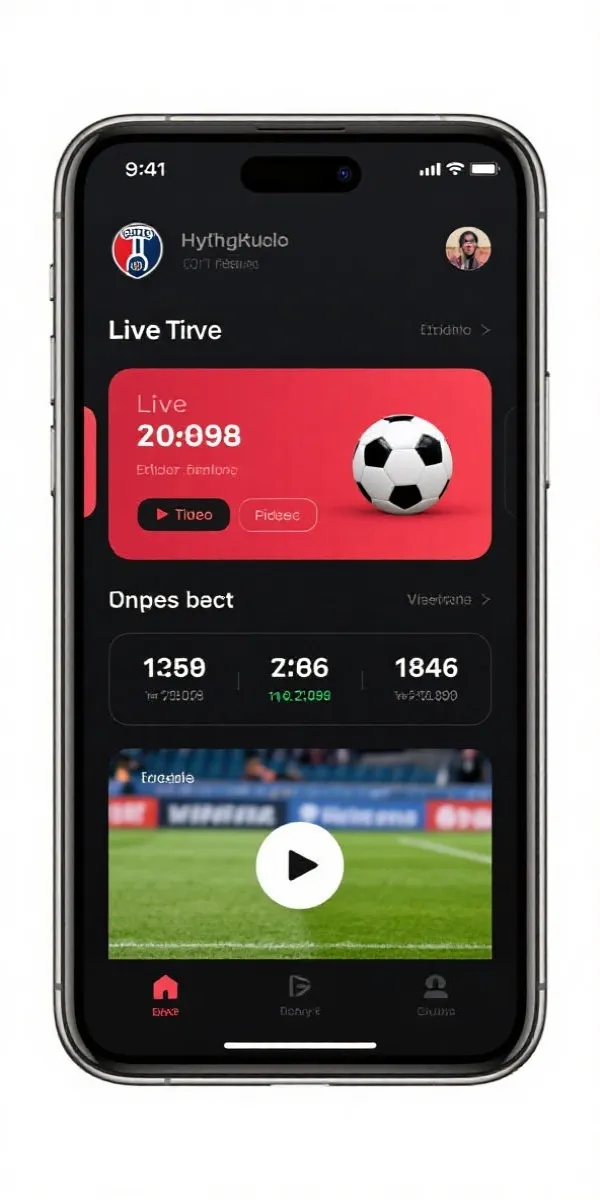 咪咕体育 App 界面展示